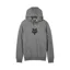 Fox Head Pullover Hoodie in Heather Graphite